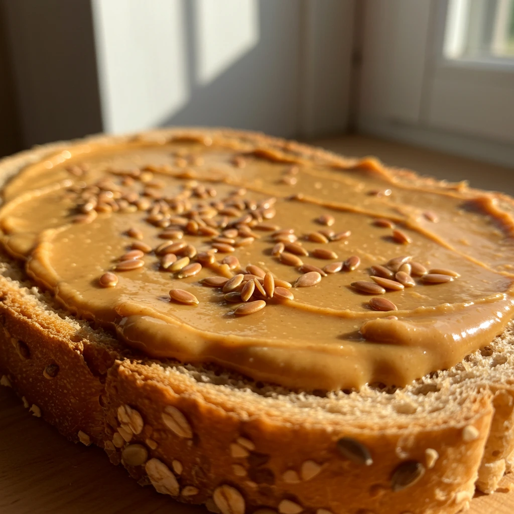 Peanut Butter Protein – The Delicious Muscle Builder You Need to Know About in 2025 3 Peanut butter protein toast with flax