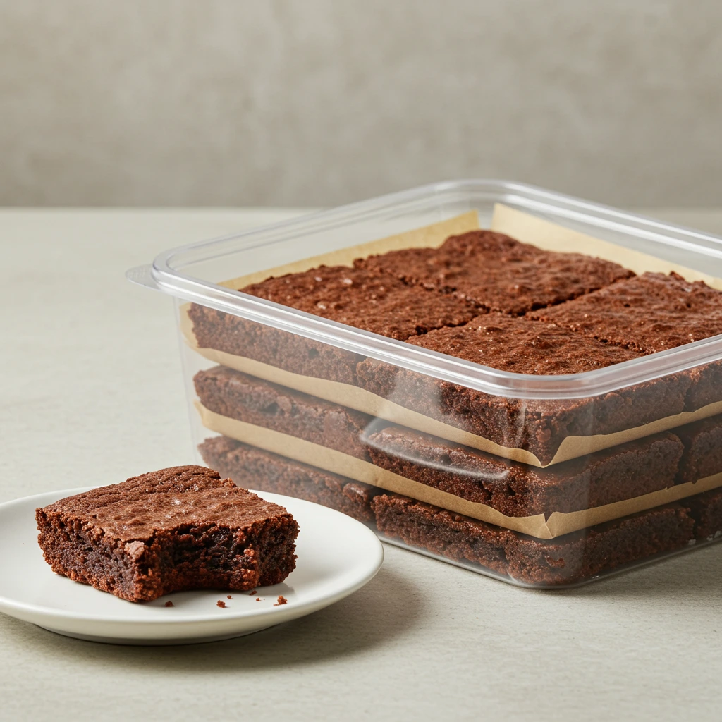 Are Protein Brownies Actually Good for You? The Ultimate Guide to Healthy Chocolate Bites 8 stored protein brownies with bite taken